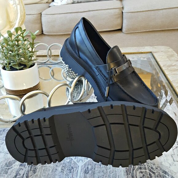 NWT! PULL & BEAR Chunky VEGAN LOAFERS - Picture 3 of 5